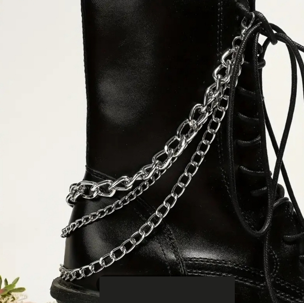 2PCS set Boot Chains - Fashionable Shoe Decorative Chains - Picture 4 of 4
